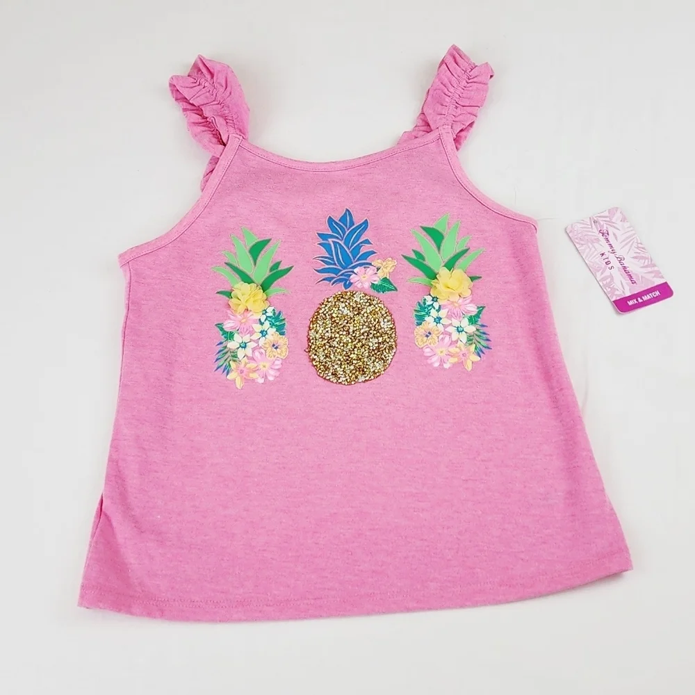Tommy Bahamas Girls Pineapple Tanks Top